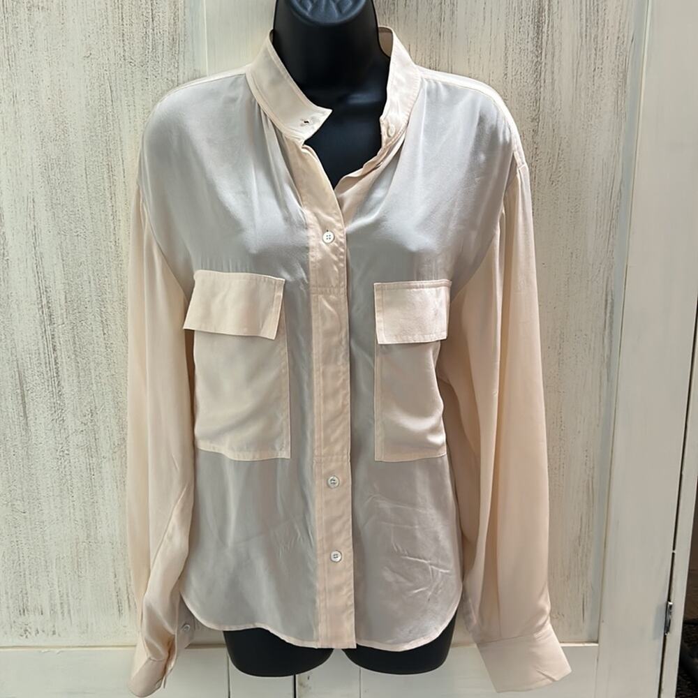 FRAME Silk Button-Down - image 2